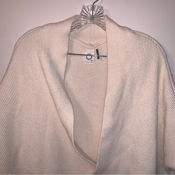 Anthropologie Cream Shrug Sweater with Ethereal Design - Picture 8 of 8